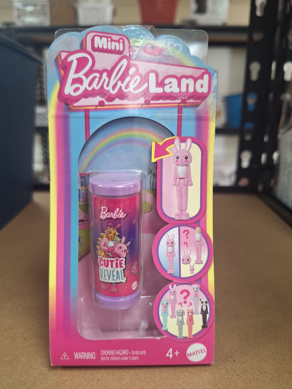 Mattel Barbie Land Mini Cutie Reveal Toy - Pink & Purple